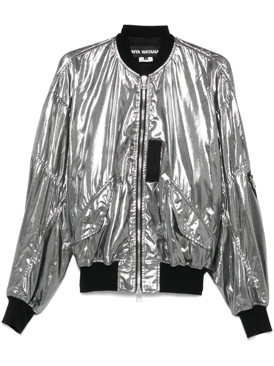 Junya Watanabe Metallic Effect Bomber Jacket
