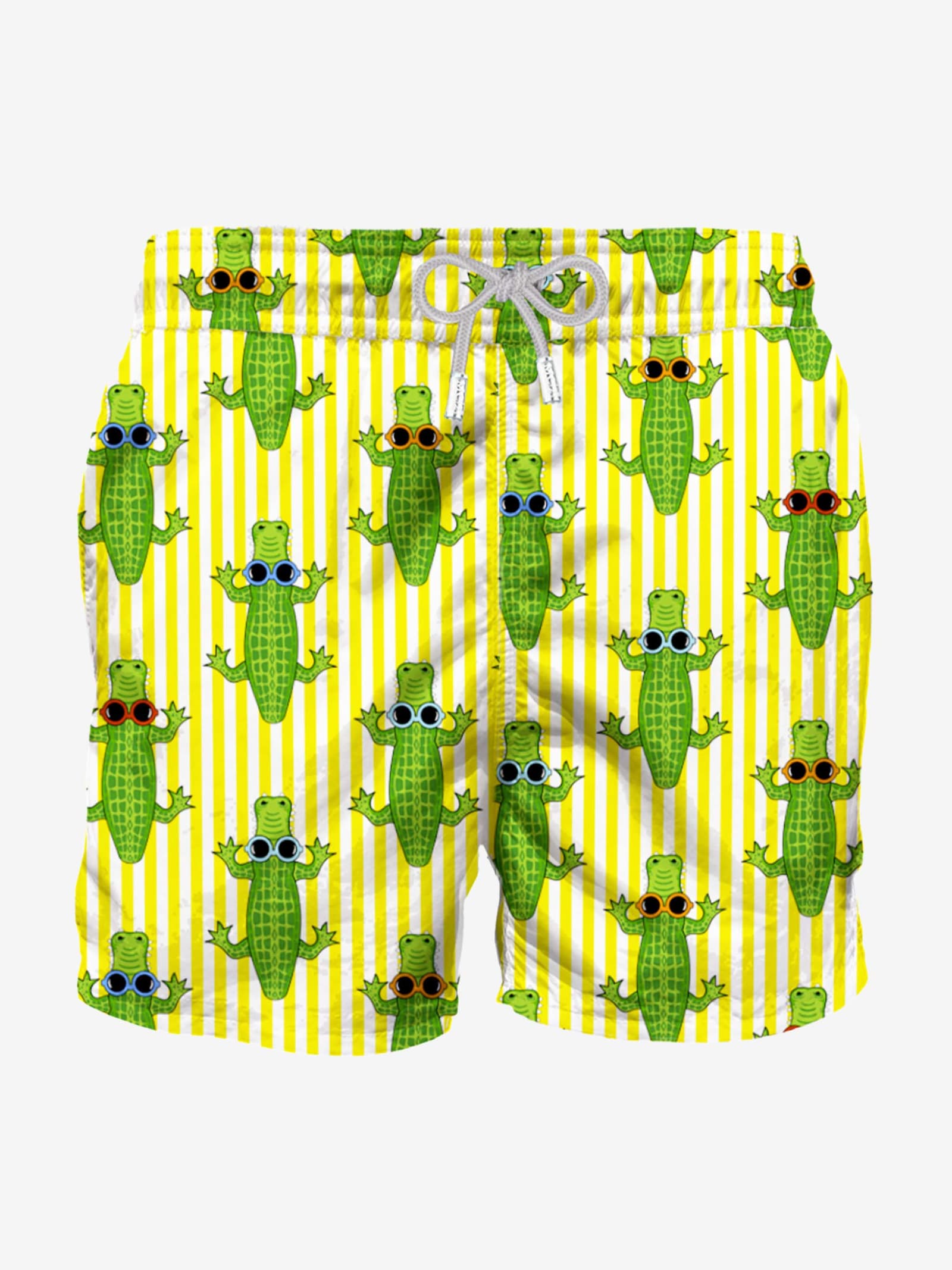 MC2 Saint Barth Man Classic Swim Short Crocodile Print