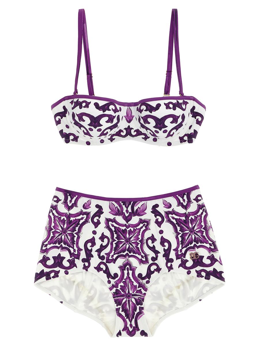 Dolce & Gabbana 'Maiolica' Print Bikini