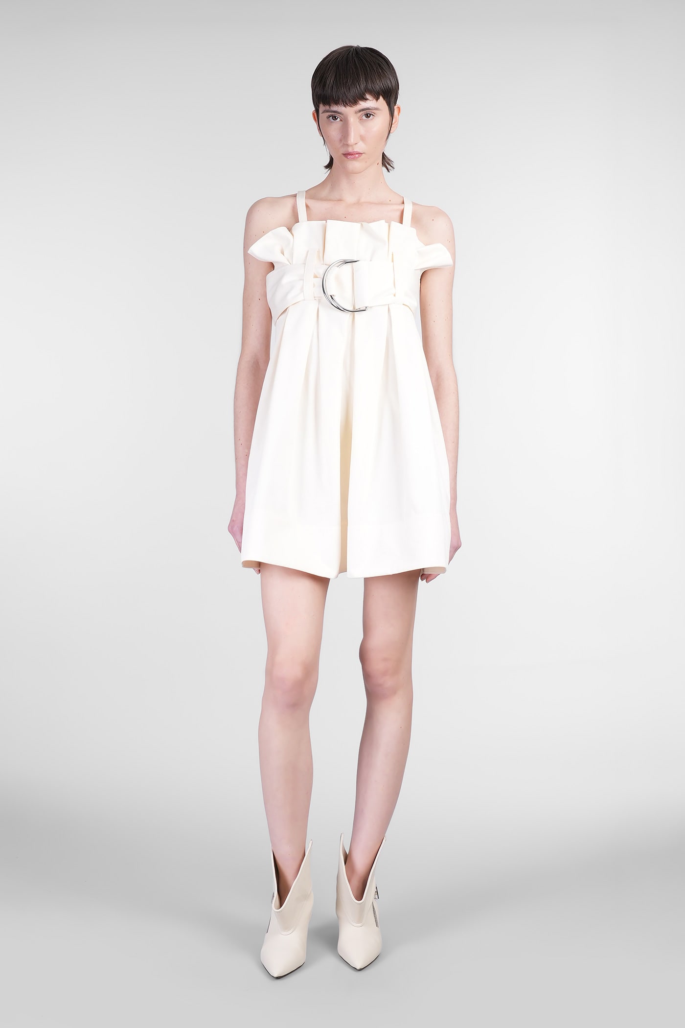 J. W. Anderson Dress Woman In Beige Cotton