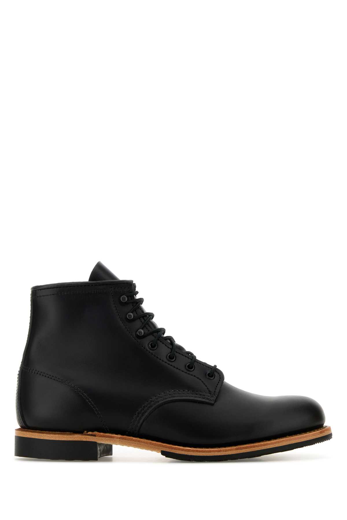 Red Wing Black Leather Beckman Ankle Boots