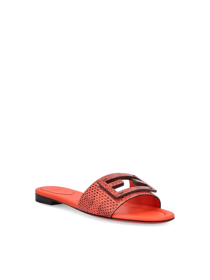 Fendi "Ayers" Flat Slides