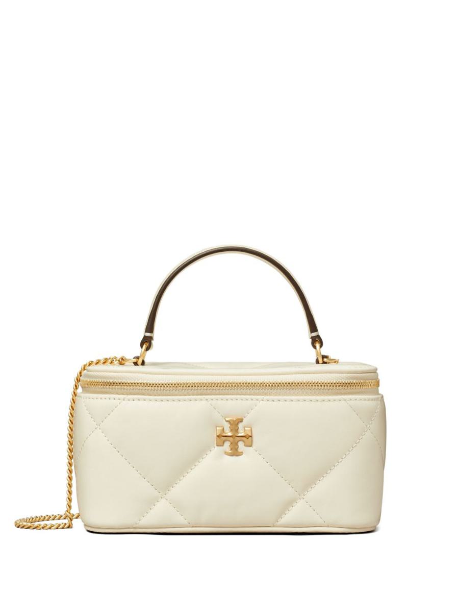 Tory Burch Kira 钻石皮革化妆包