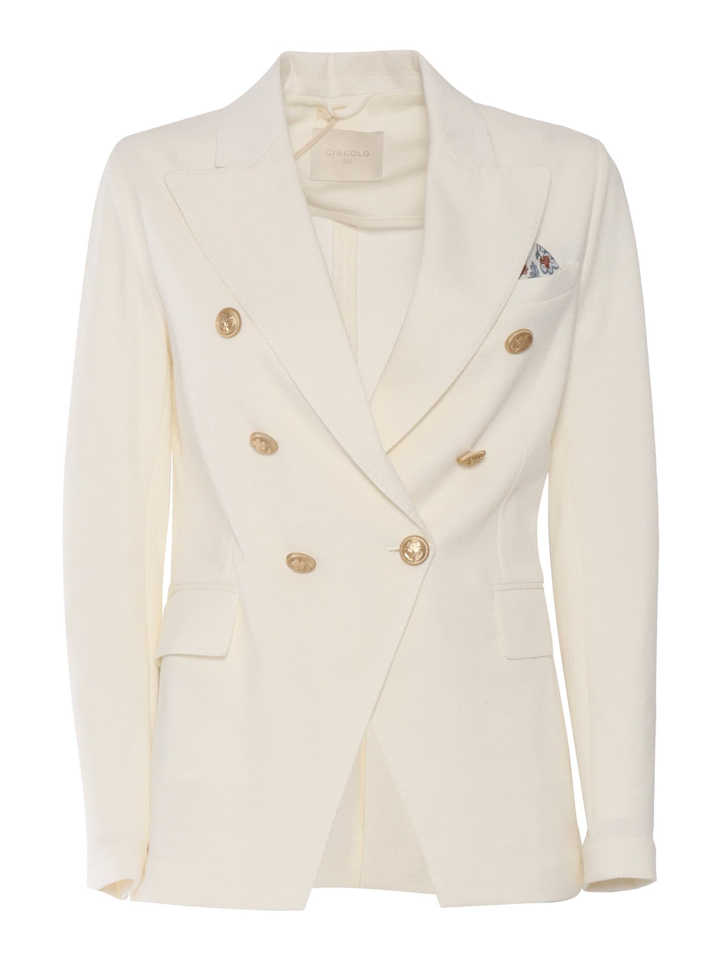 Circolo 1901 Oxford Double Breasted Jacket
