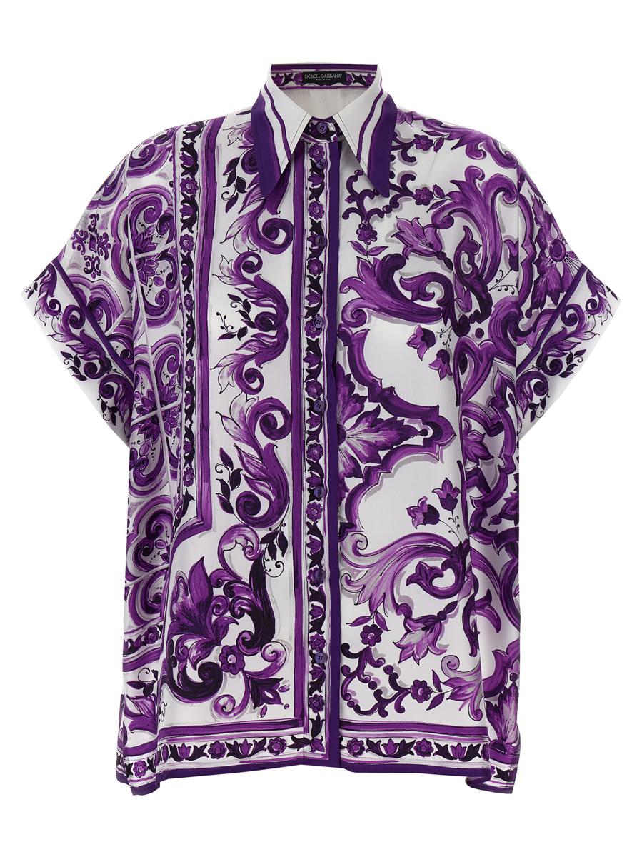 Dolce & Gabbana 'Maiolica' Print Shirt