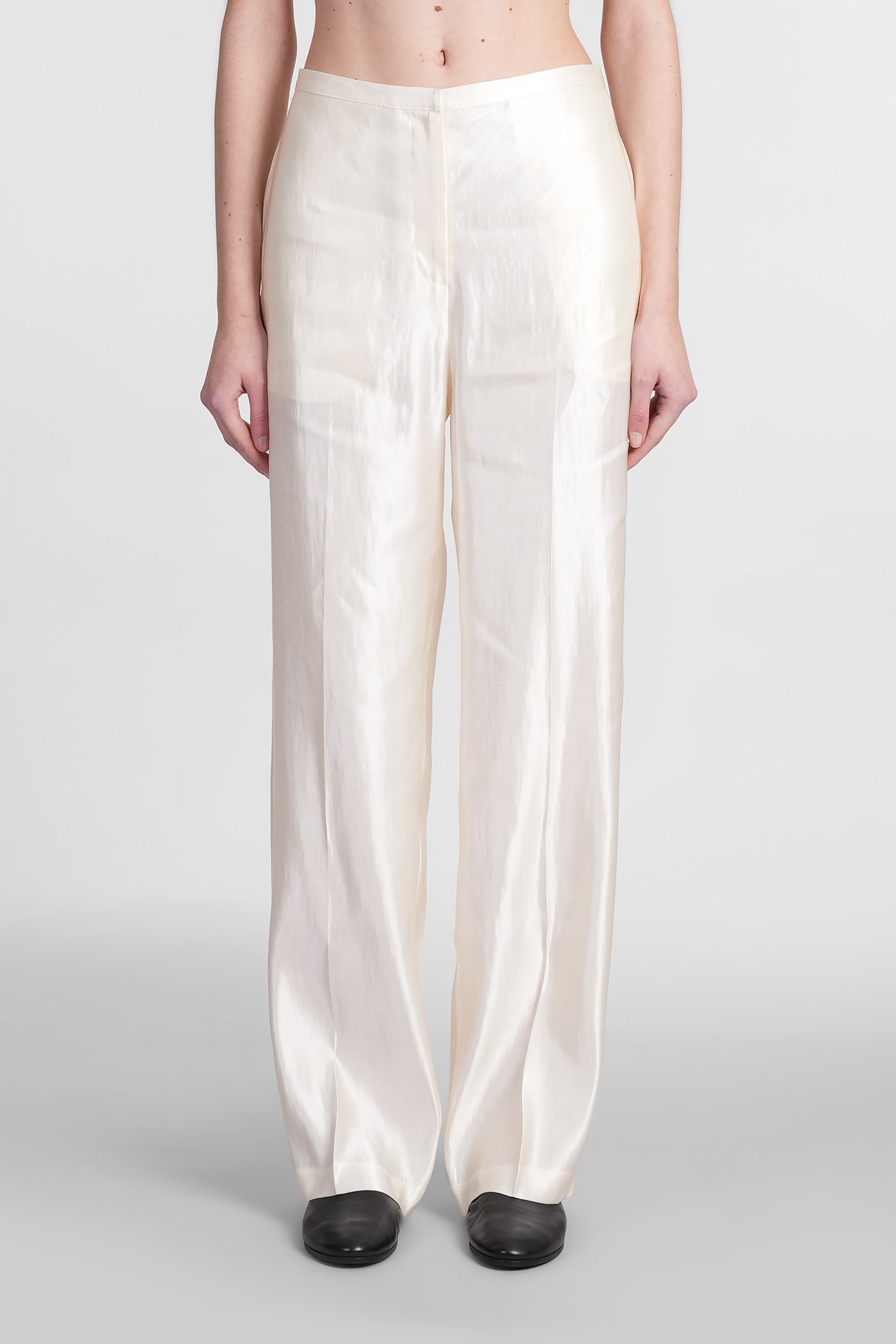 Loulou Studio Sally Pants In Beige Linen