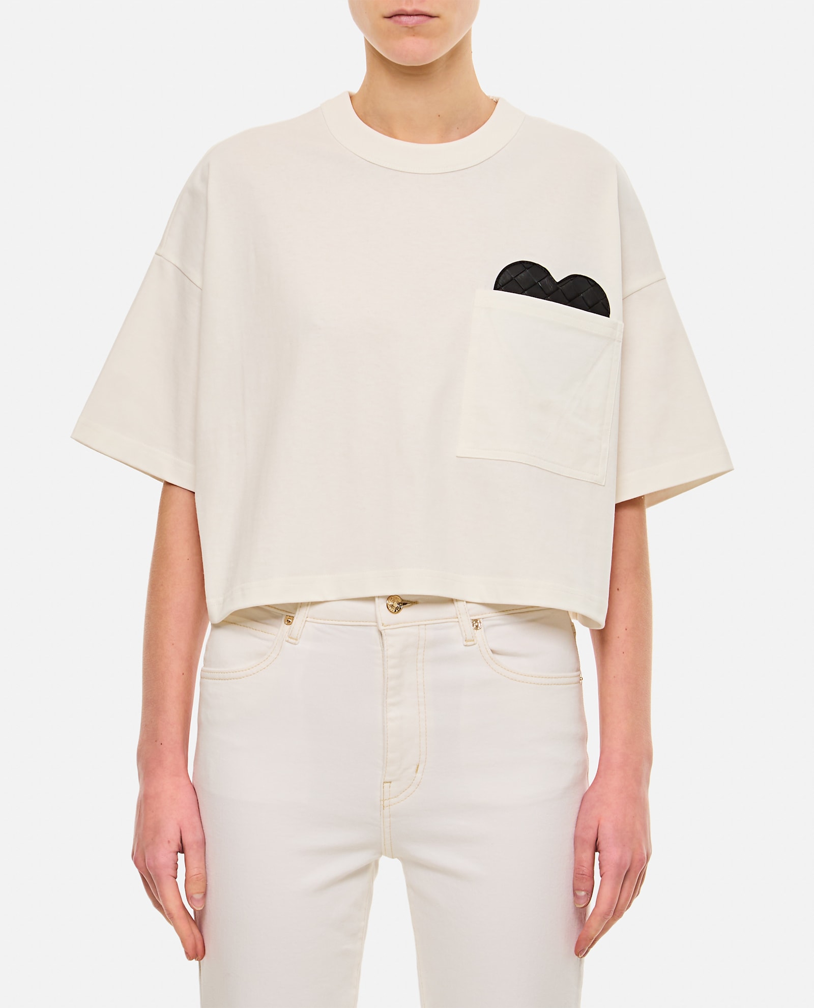 Bottega Veneta Cropped T-shirt