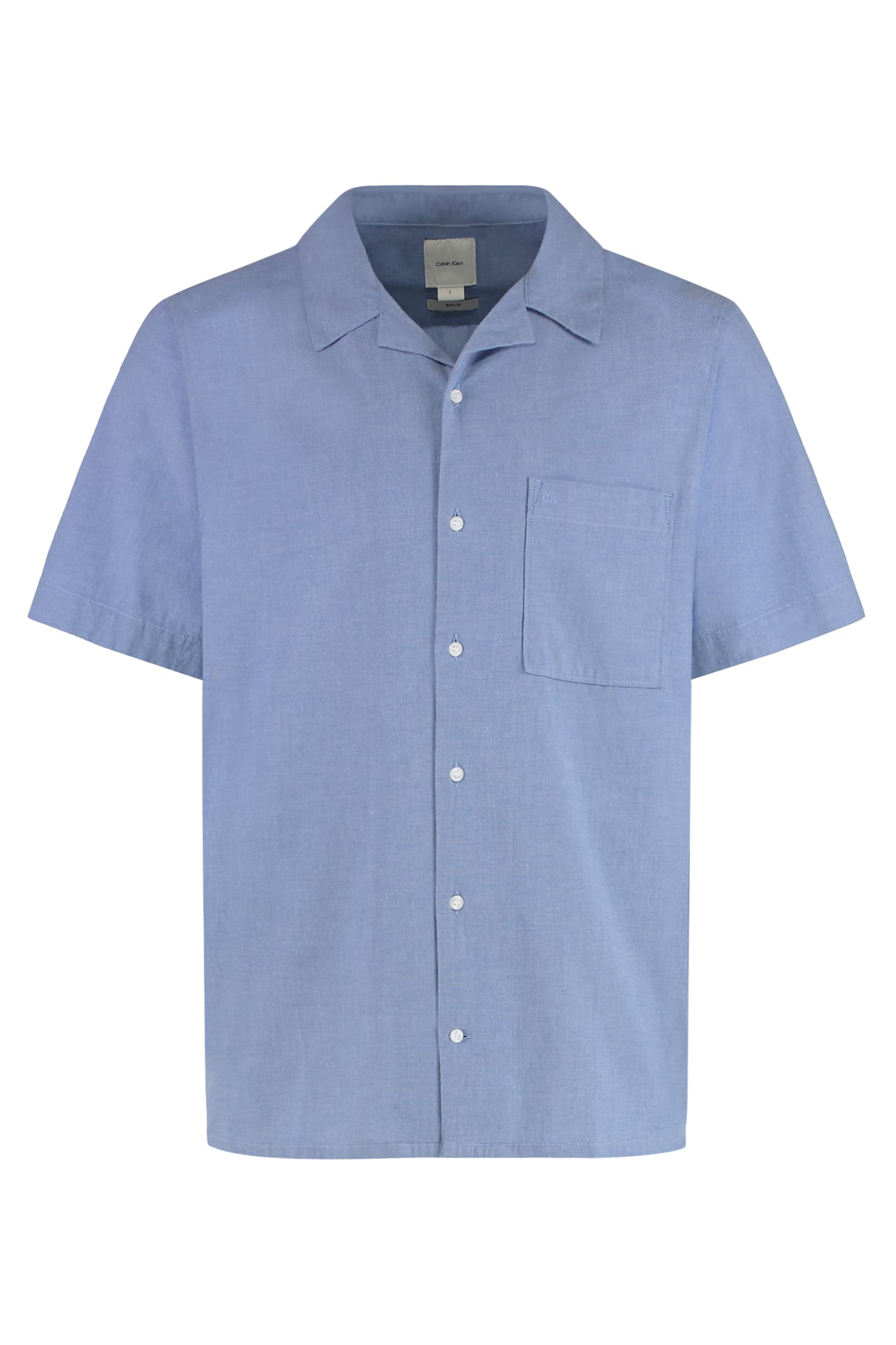 Calvin Klein Short Sleeve Stretch Cotton Shirt