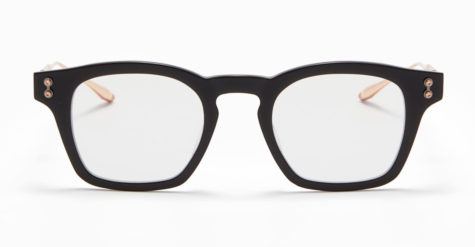 Akoni Wise - Black / Brushed White Gold (45) Glasses