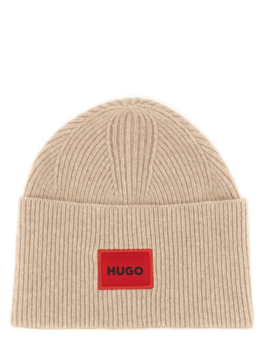 Hugo Boss Beanie Hat With Logo
