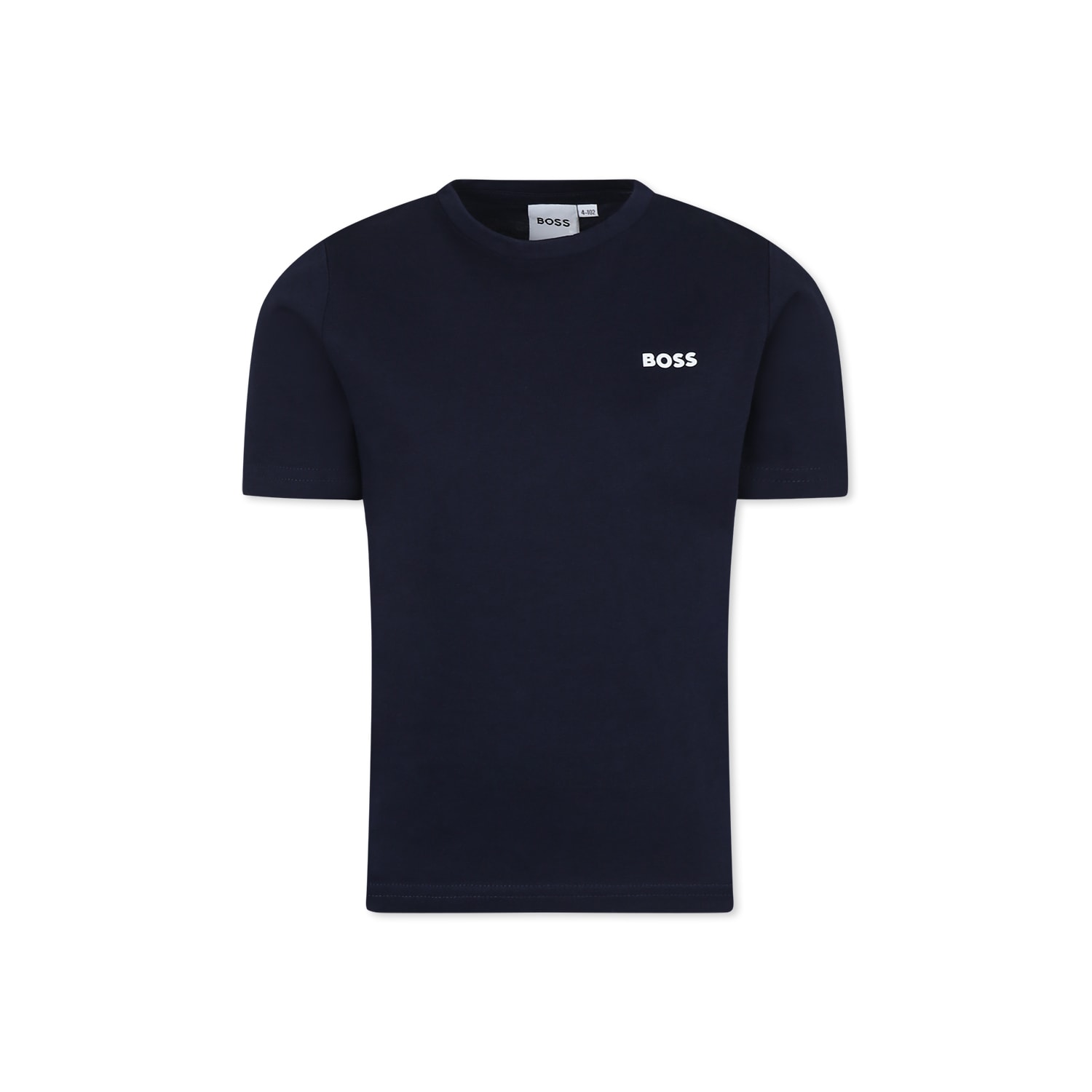 Hugo Boss Blue T-shirt For Boy With Logo