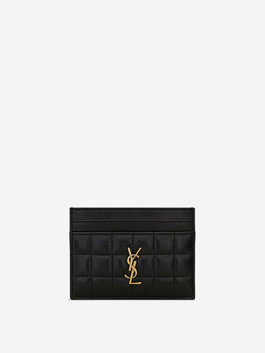 Saint Laurent Cassandre Matelassé Card Holder
