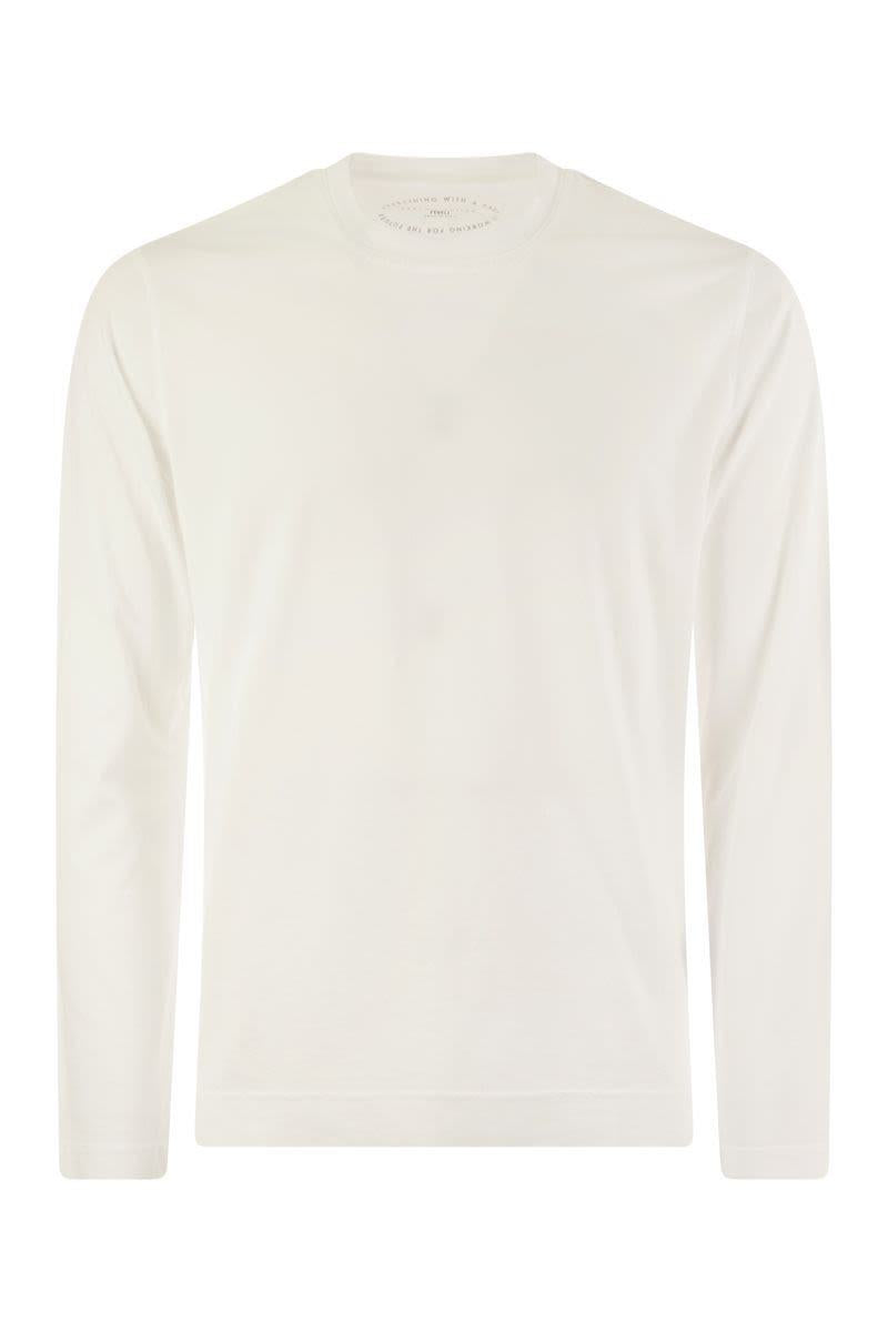 Fedeli Extreme Long-Sleeved Giza Cotton T-Shirt
