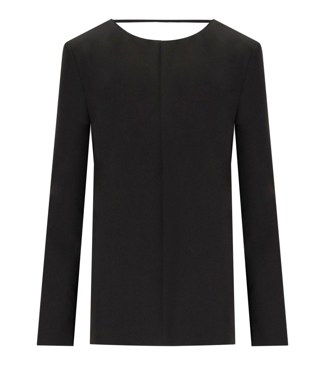 Federica Tosi Black Cady Blouse