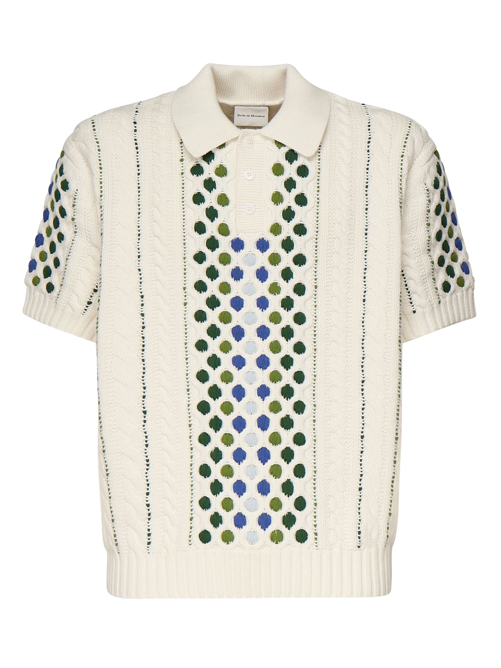 Drôle de Monsieur Polo Maille Brodé