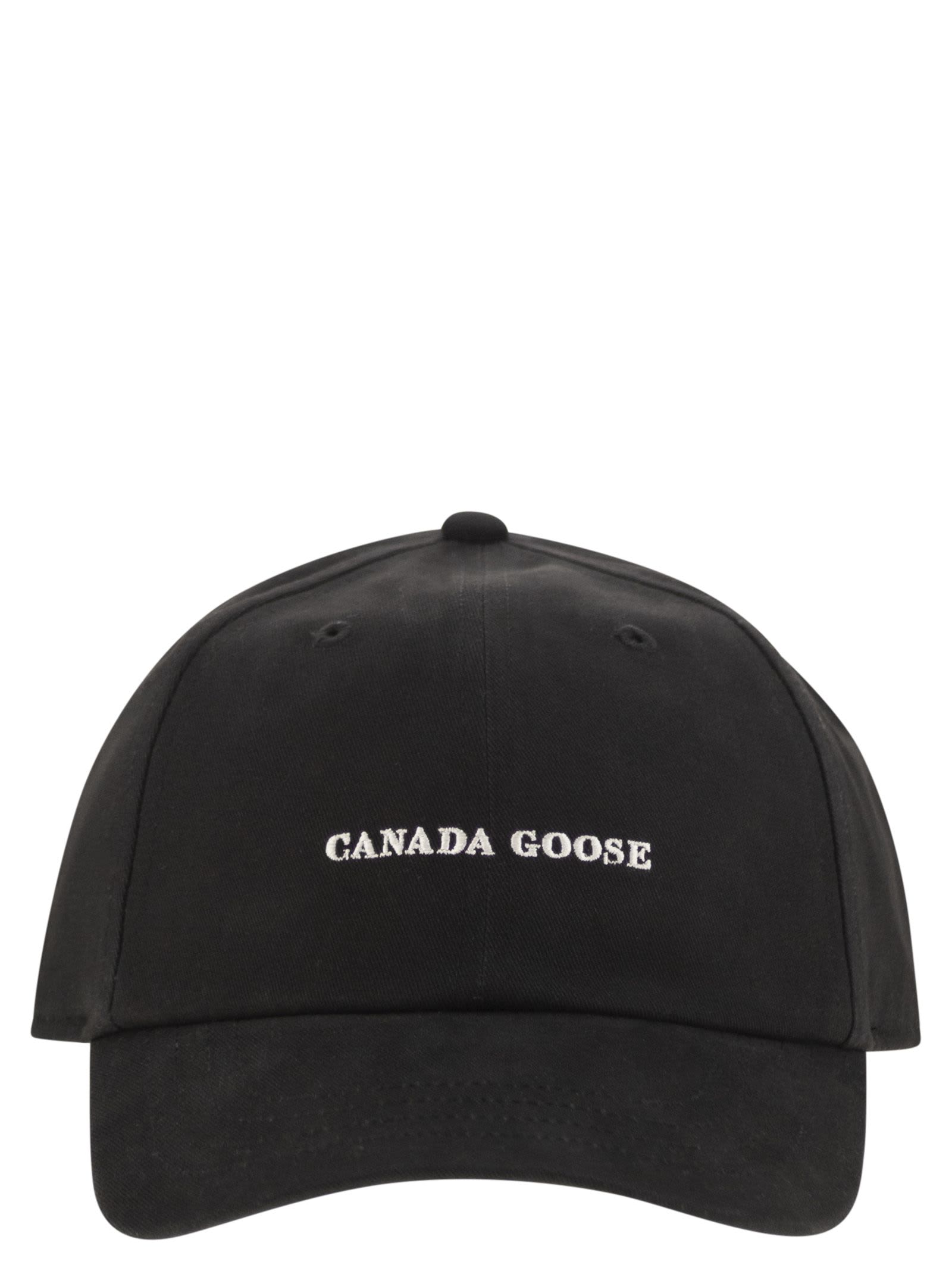 Canada Goose 标志棒球帽
