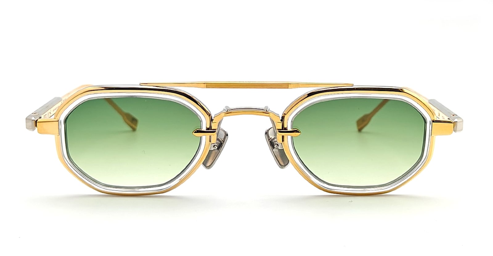 Sato Avior - Yellow Gold / Platinum Sunglasses
