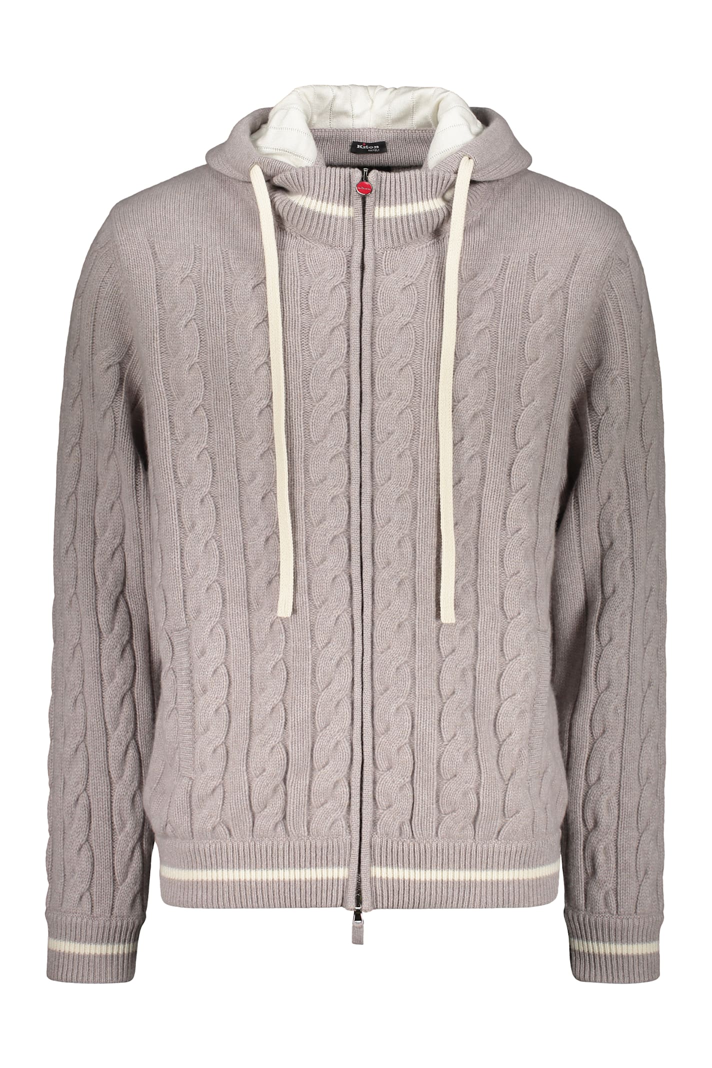 Kiton High Collar Zipped Cardigan