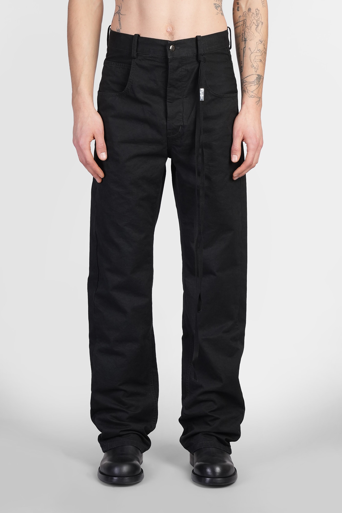 Ann Demeulemeester Ronald Pants In Black Cotton