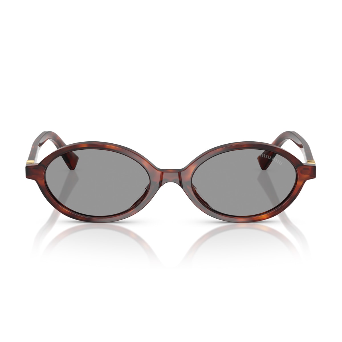 Miu Miu 0mu 04zs 21c40o Havana Mahogany Sunglasses