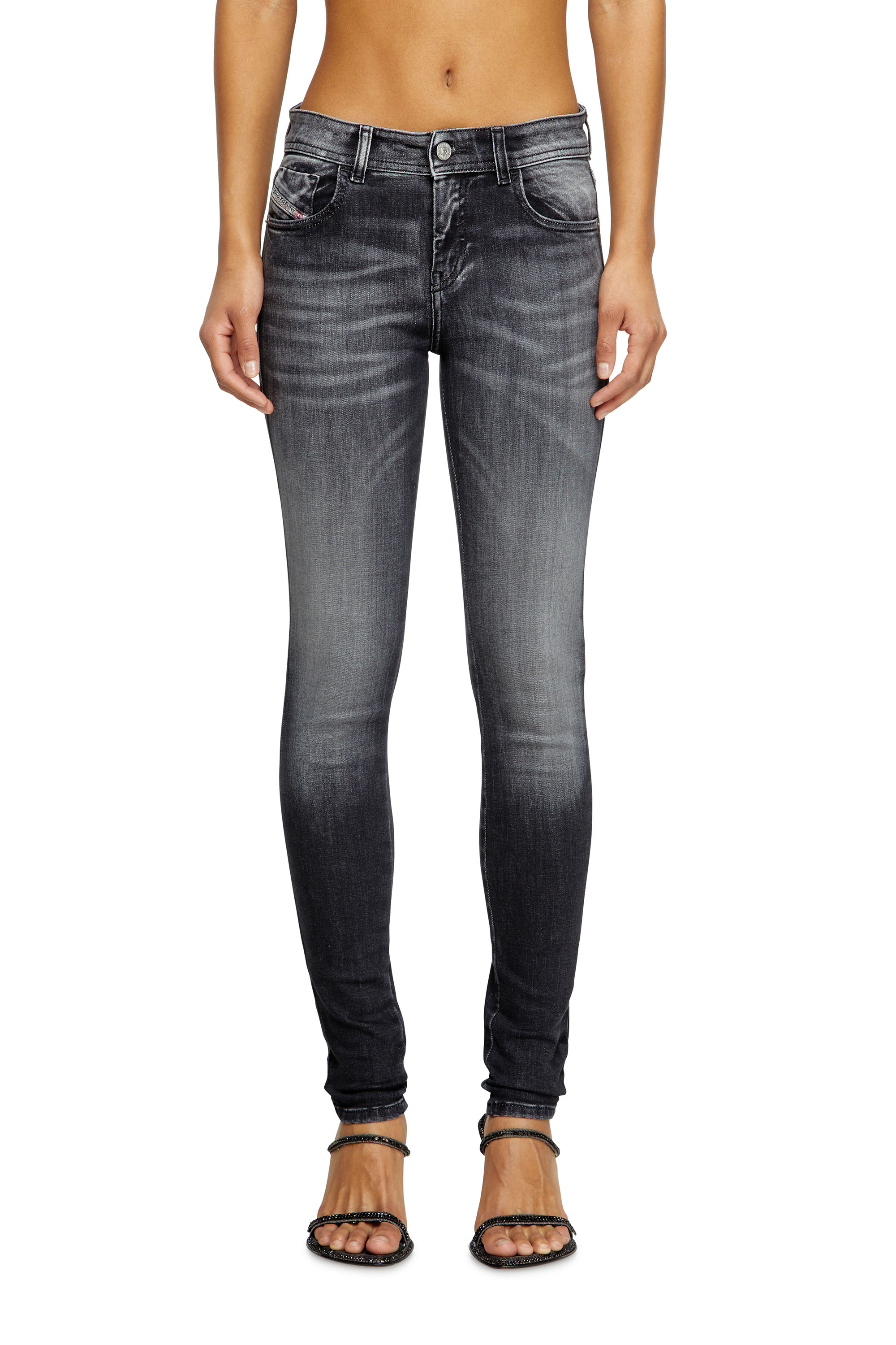 Diesel - Skinny Jeans - 2017 Slandy - Jeans - Woman - Black