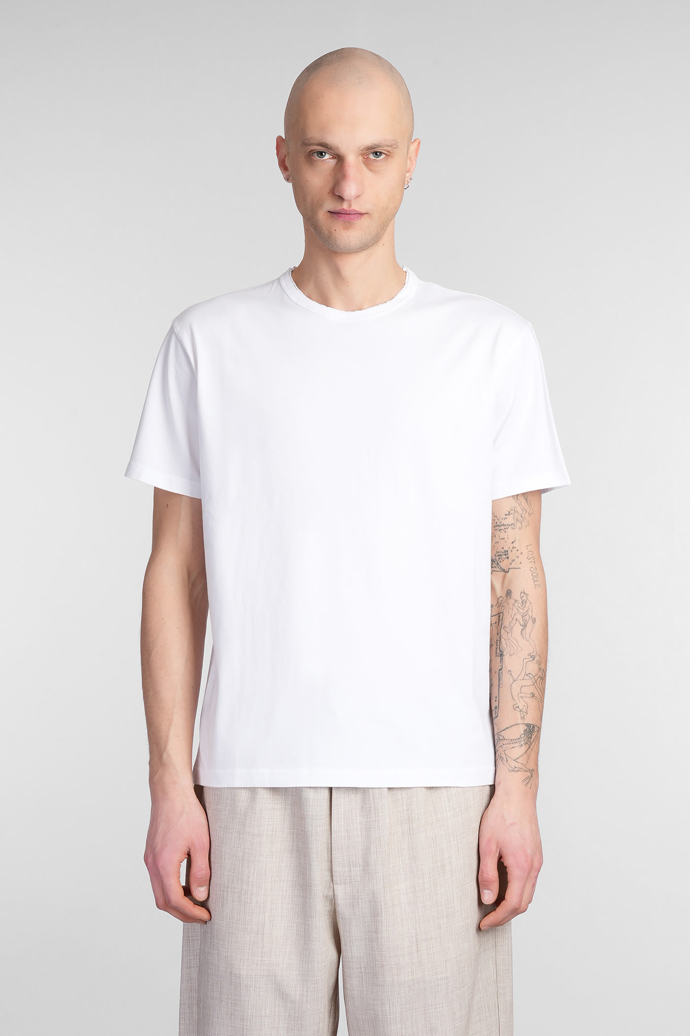 Mauro Grifoni T-shirt In White Cotton