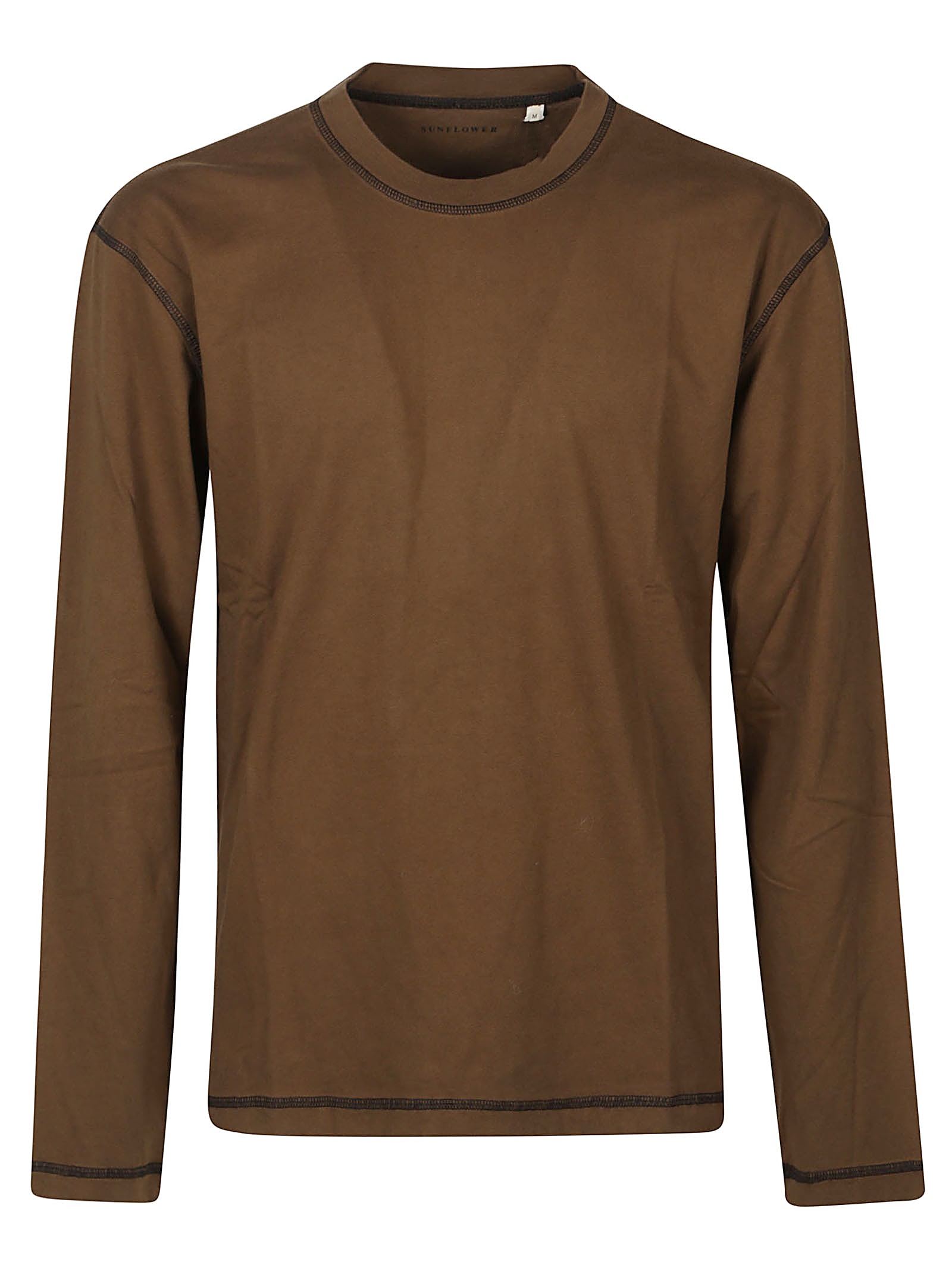 Sunflower Long Sleeve Contrast T-shirt