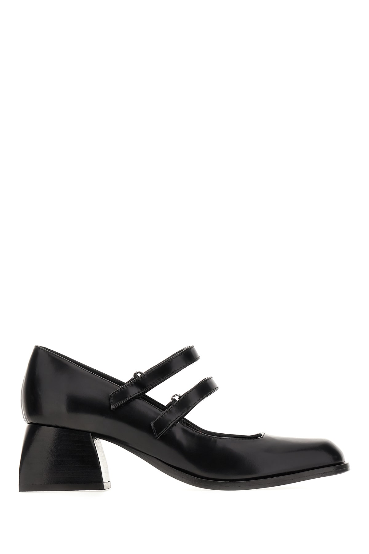 Nodaleto Black Leather Bulla Bacara Pumps