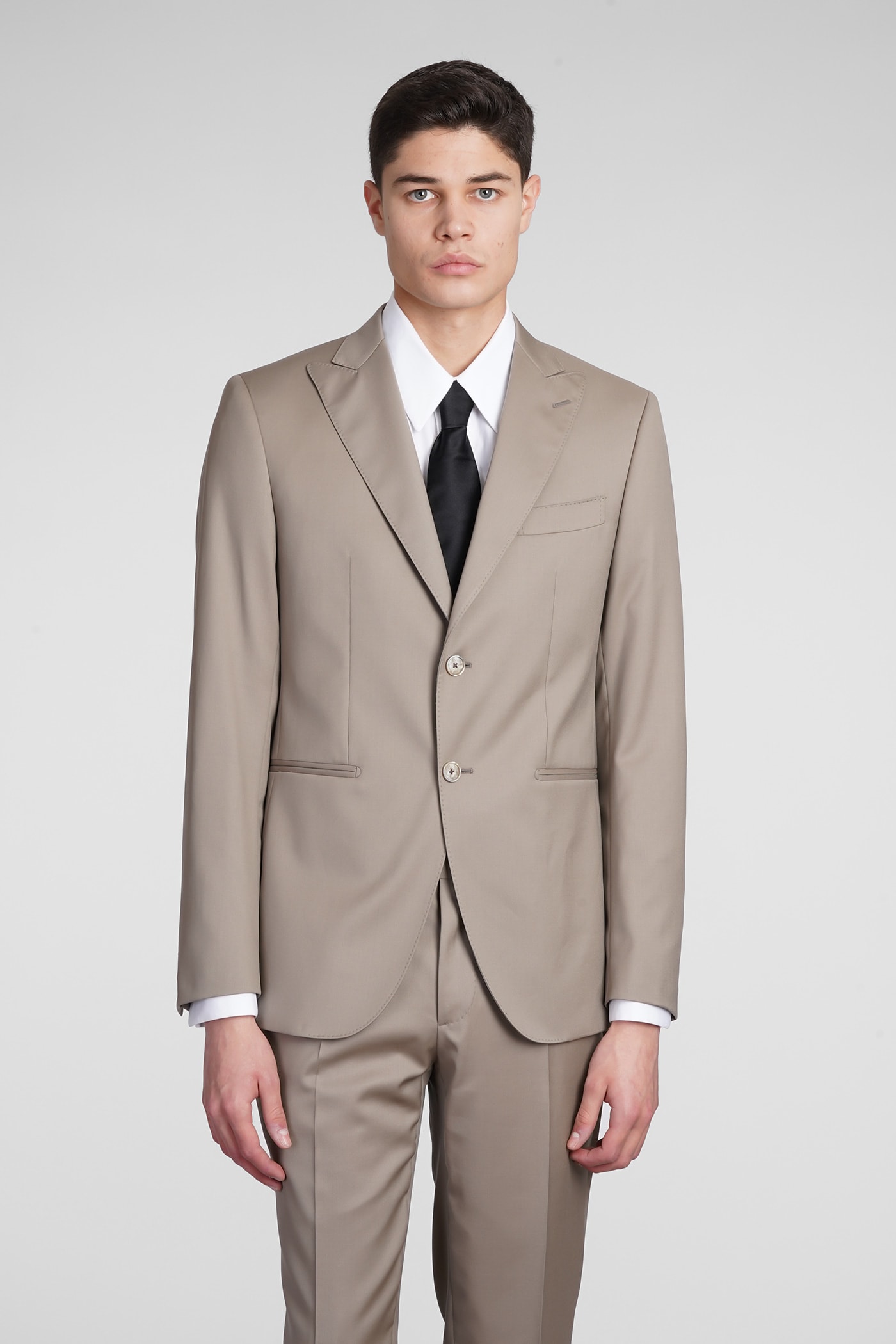 Santaniello In Beige Wool