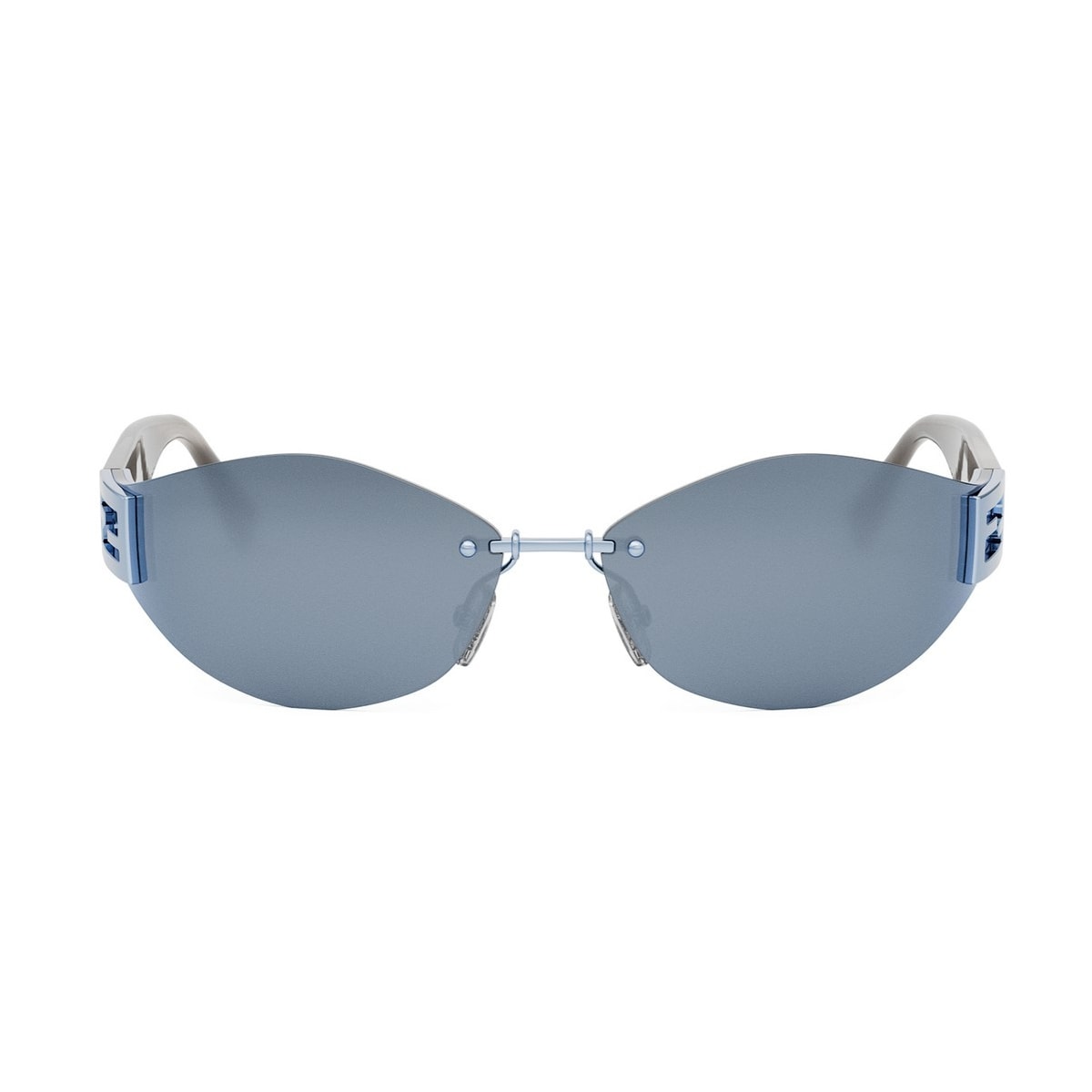 Fendi Eyewear Fendi Fe40159u Baguette 84c Blu Lucido Sunglasses