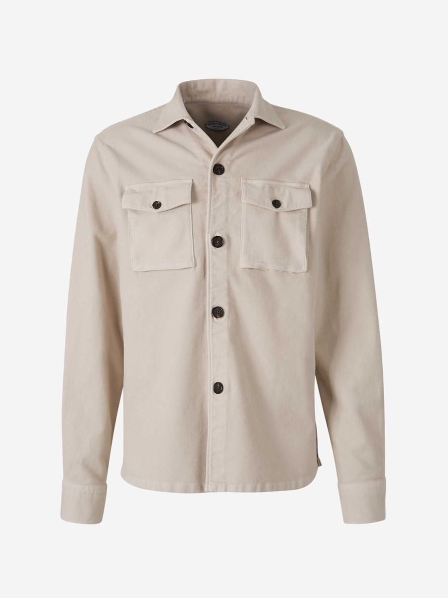 Vincenzo Di Ruggiero Cotton Pockets Overshirt