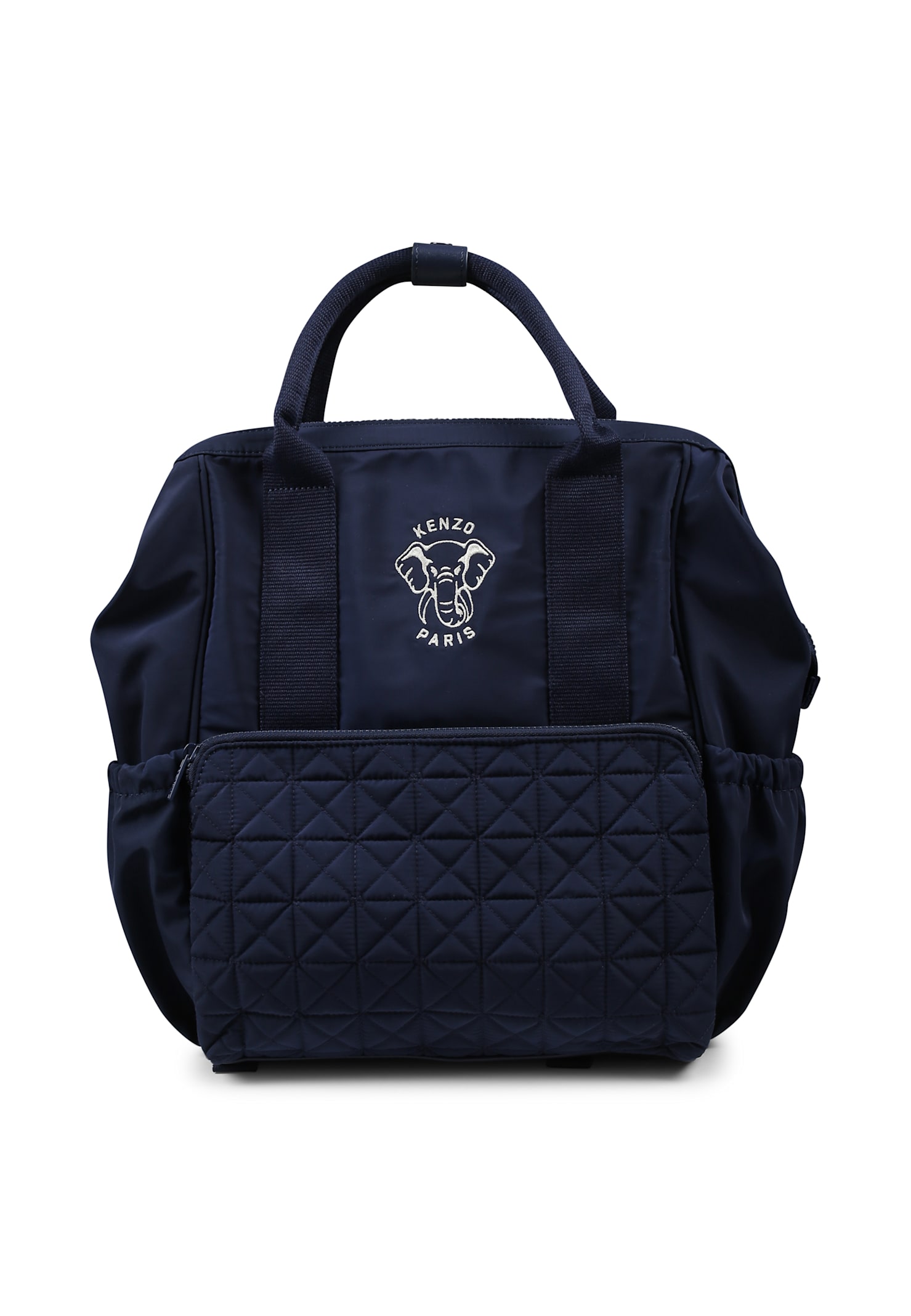 Kenzo Kids Blue Changing Bag For Babykids With Elephant