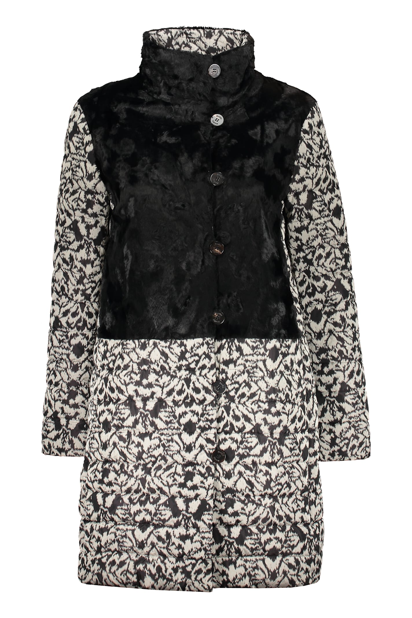 Moorer Contrasting Detail Down Jacket