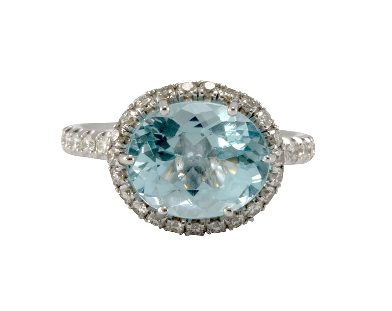 Lo Spazio Jewelry Lo Spazio Aqua Lucente Ring(H)
