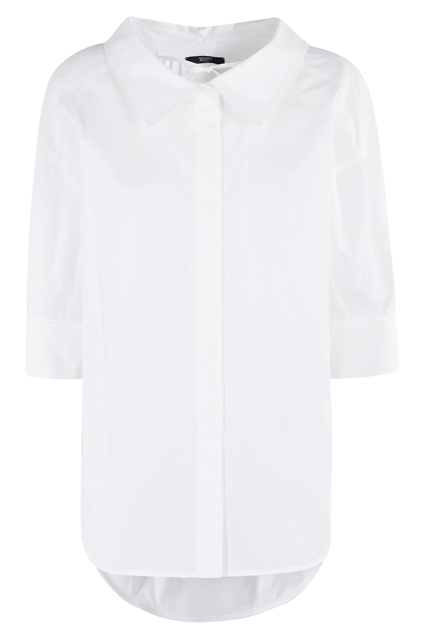 Seventy Camicia Popeline Fine Cotone Stretch