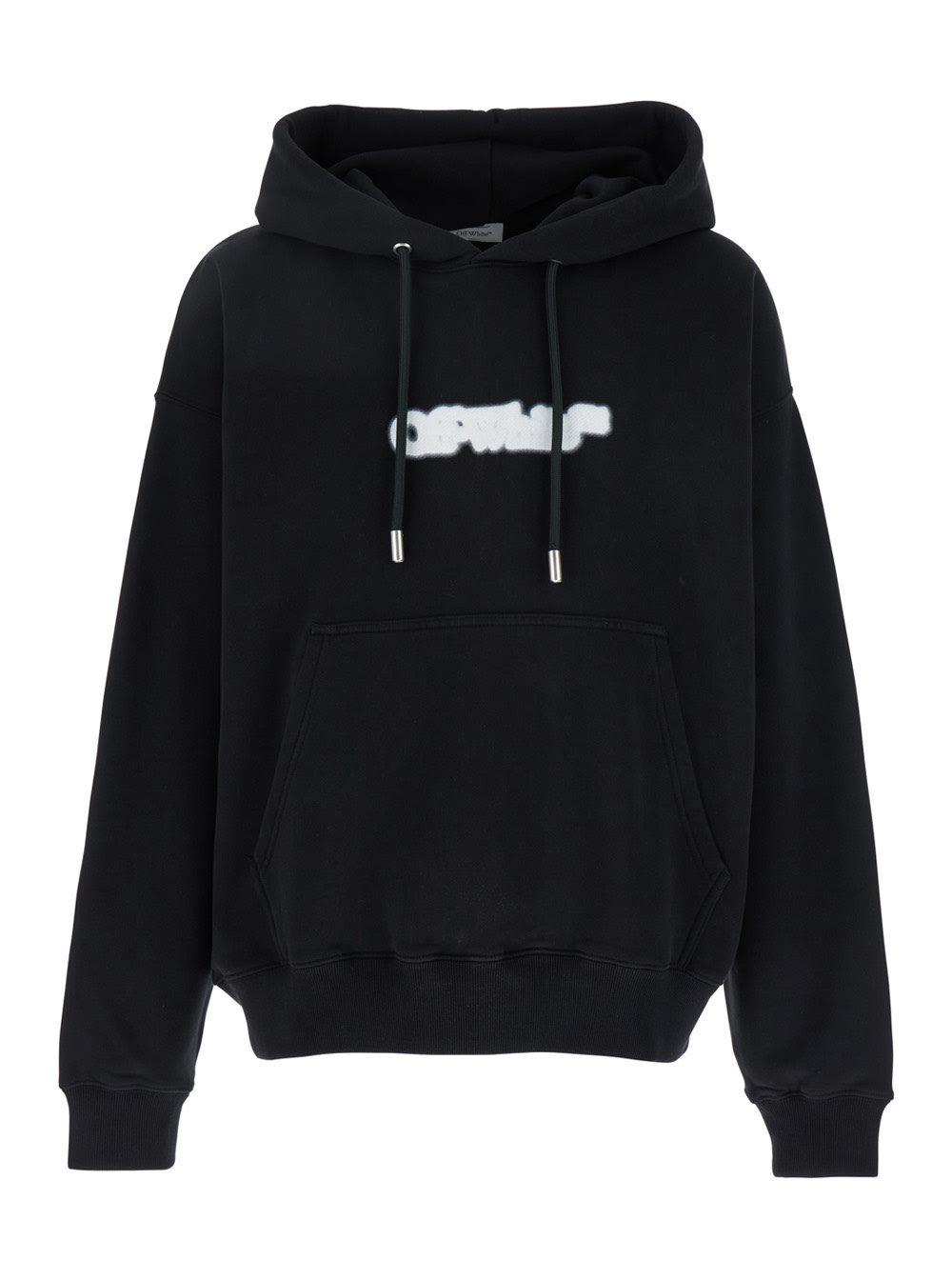 Off-White (spray Arrow Skate Hoodie Black - White)