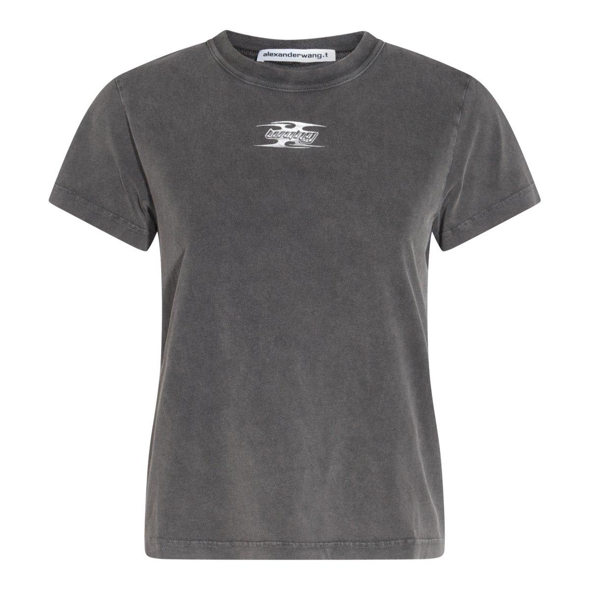 T by Alexander Wang Blade Logo-embossed T-shirt