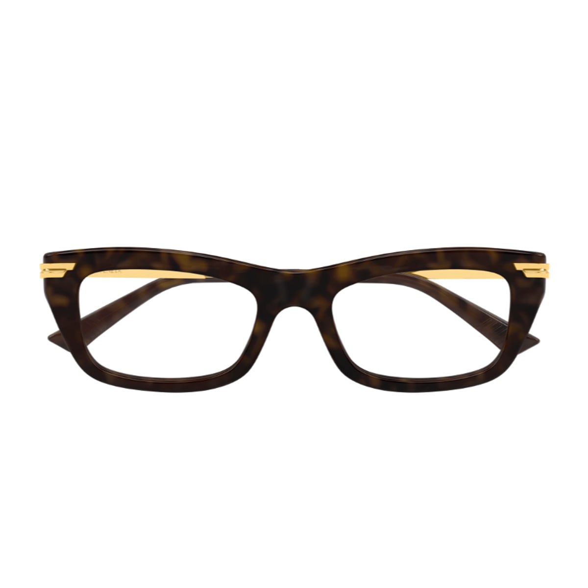 Bottega Veneta Eyewear Bottega Veneta Bv1371o Linea Ribbon 002 Havana Gold Glasses