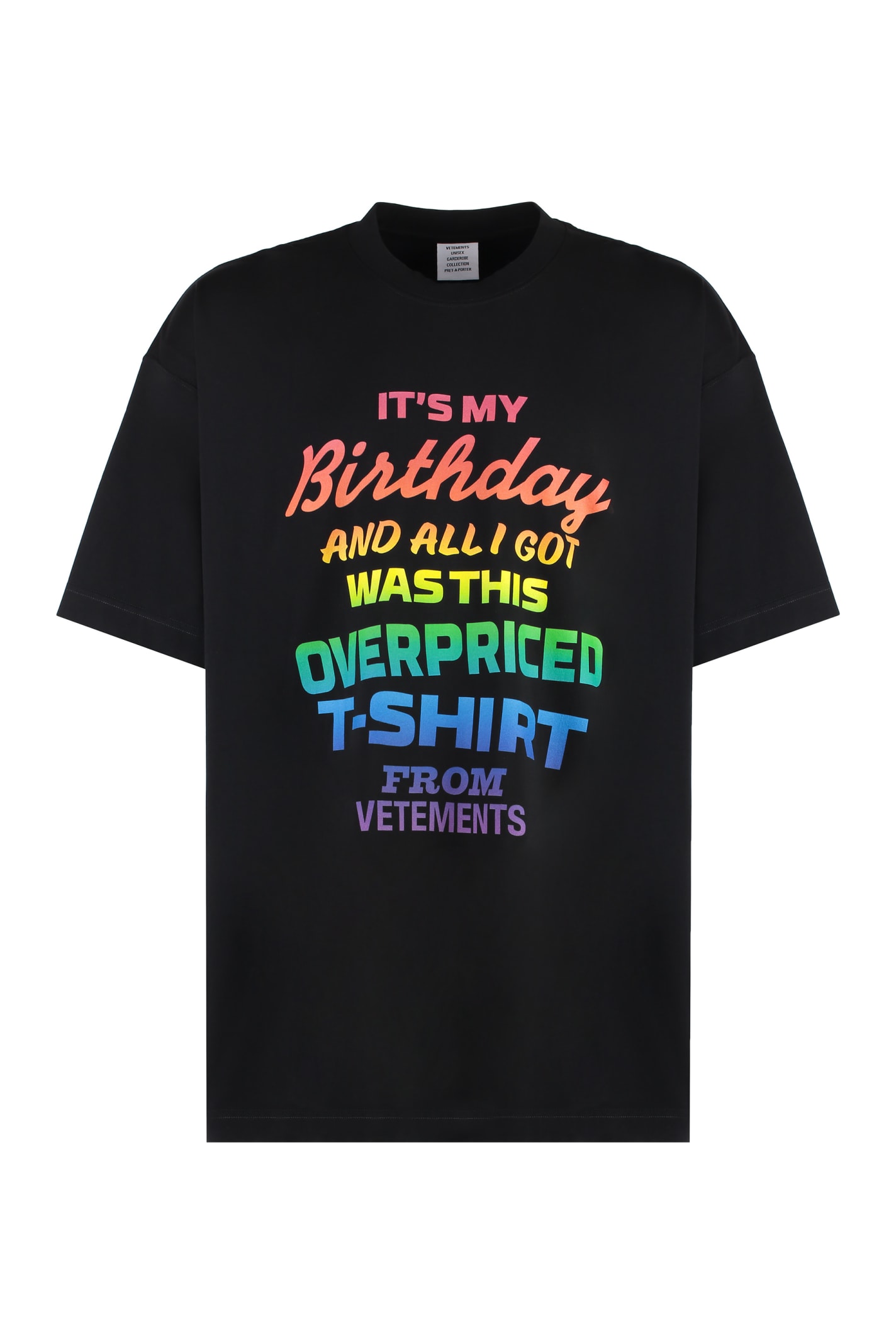 VETEMENTS Printed Cotton T-shirt