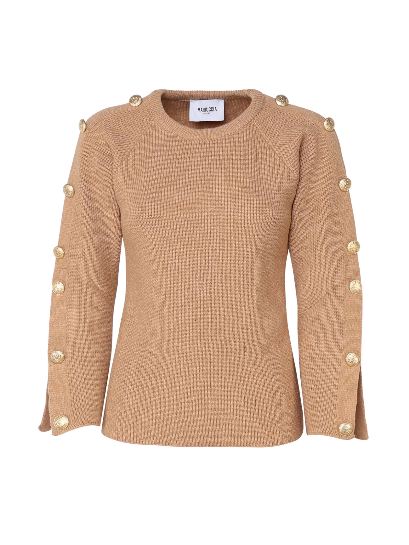 Mariuccia Milano Kids Maglioncino Con Bottoni Decorativi Oro