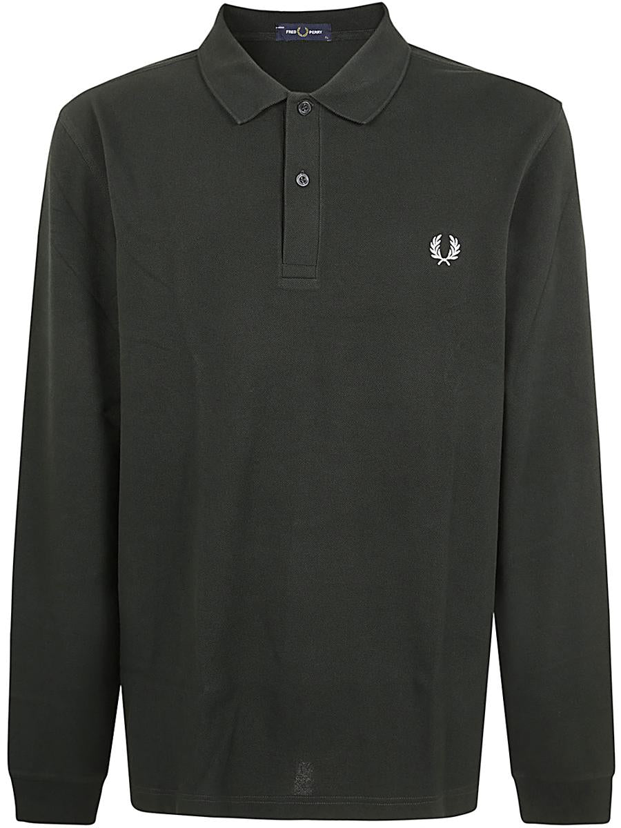 Fred Perry 长袖纯色衬衫