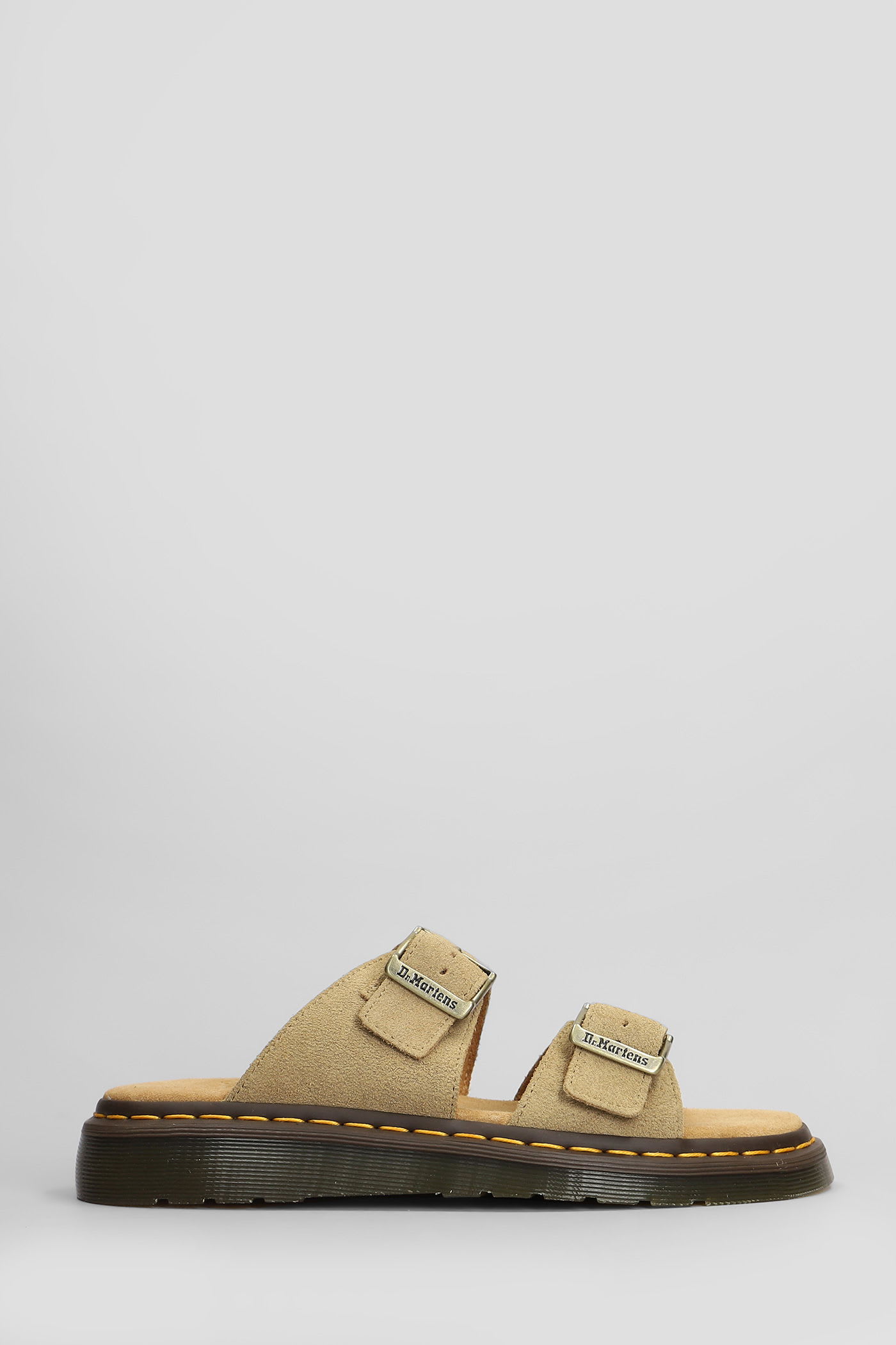 Dr. Martens Josef Slipper-mule In Beige Suede