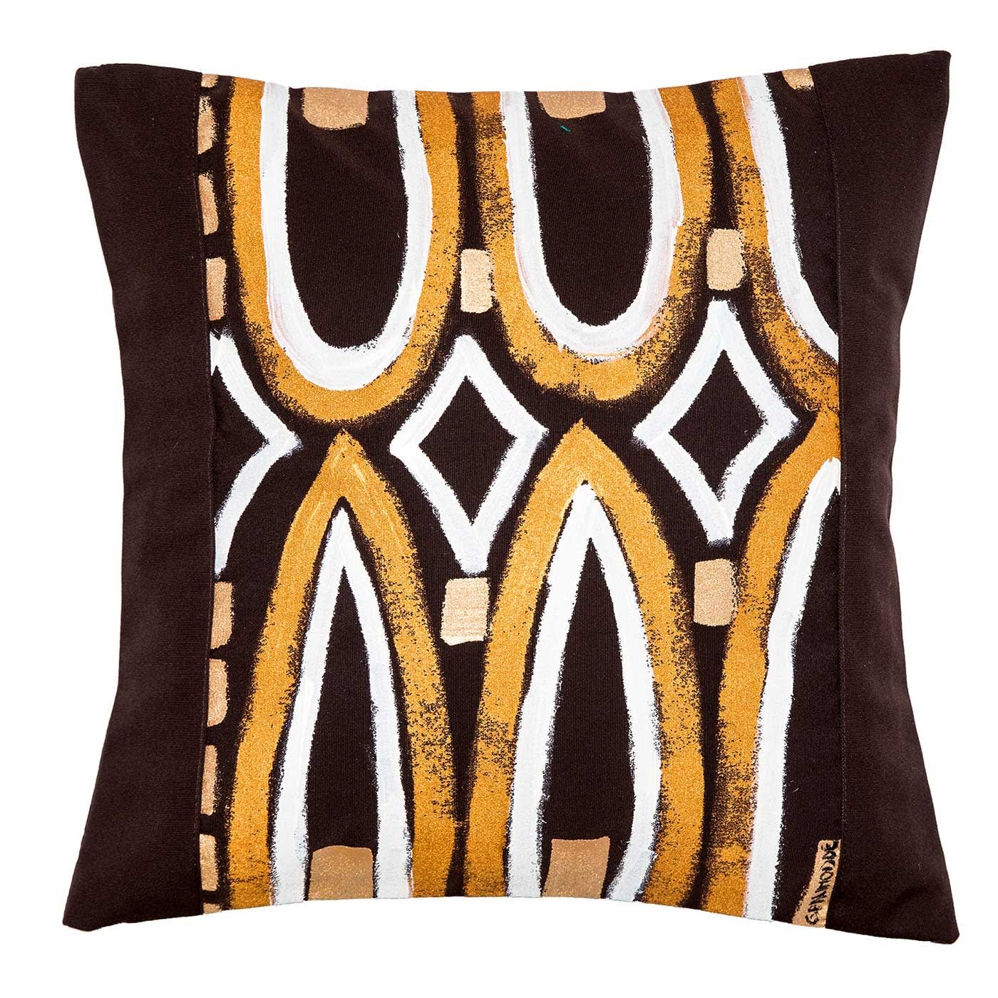 Le Botteghe su Gologone Hand Painted Cushions 100x100 Cm