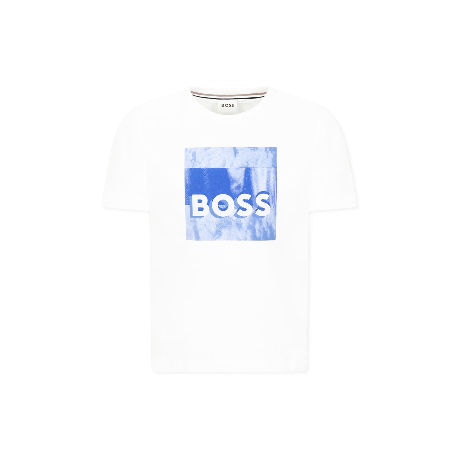Hugo Boss White T-shirt For Boy With Logo