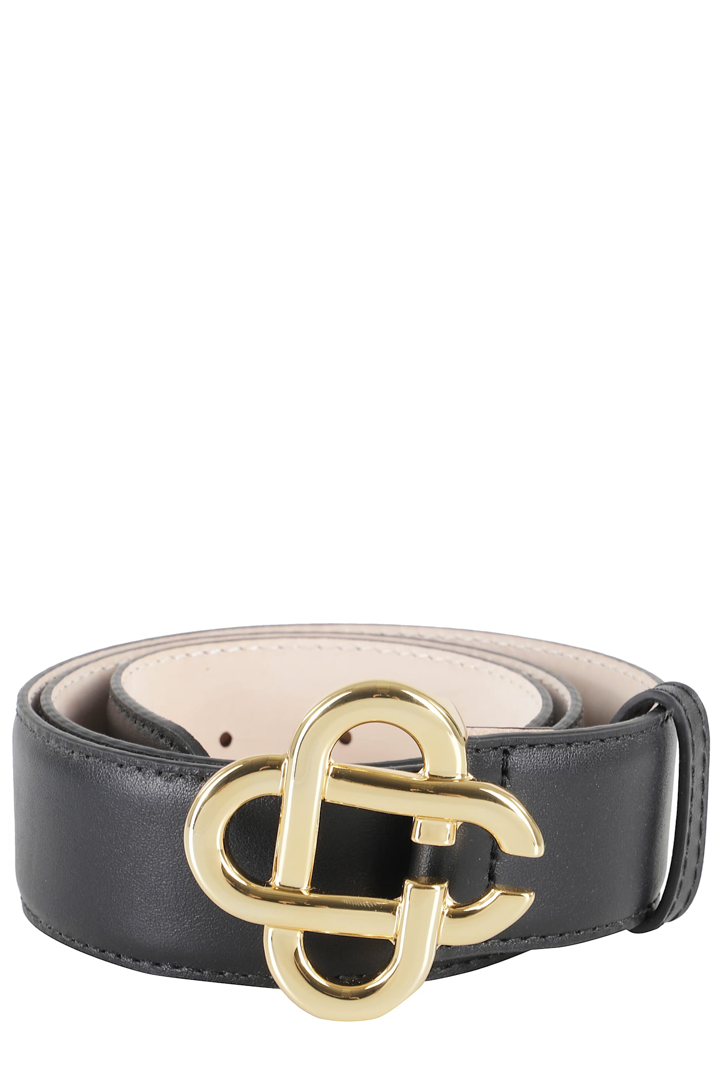 Casablanca Cc Logo Leather Belt