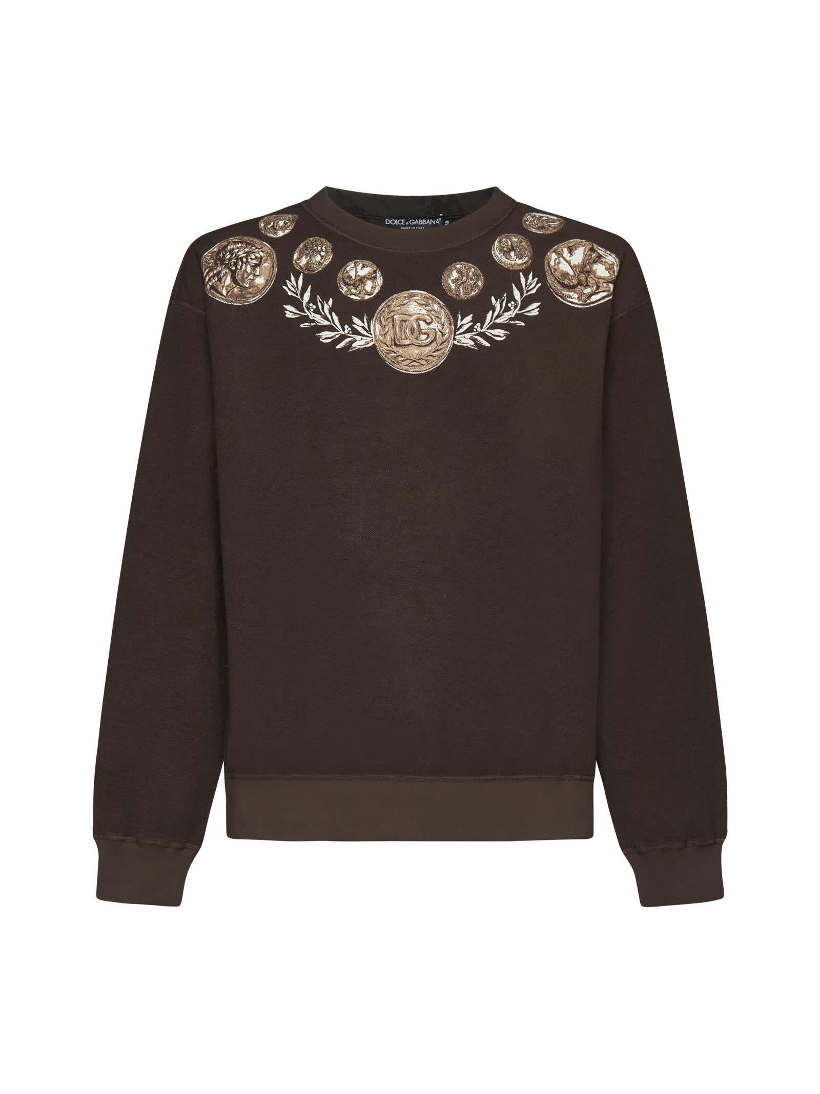 Dolce & Gabbana Coin Print Sweatshirt