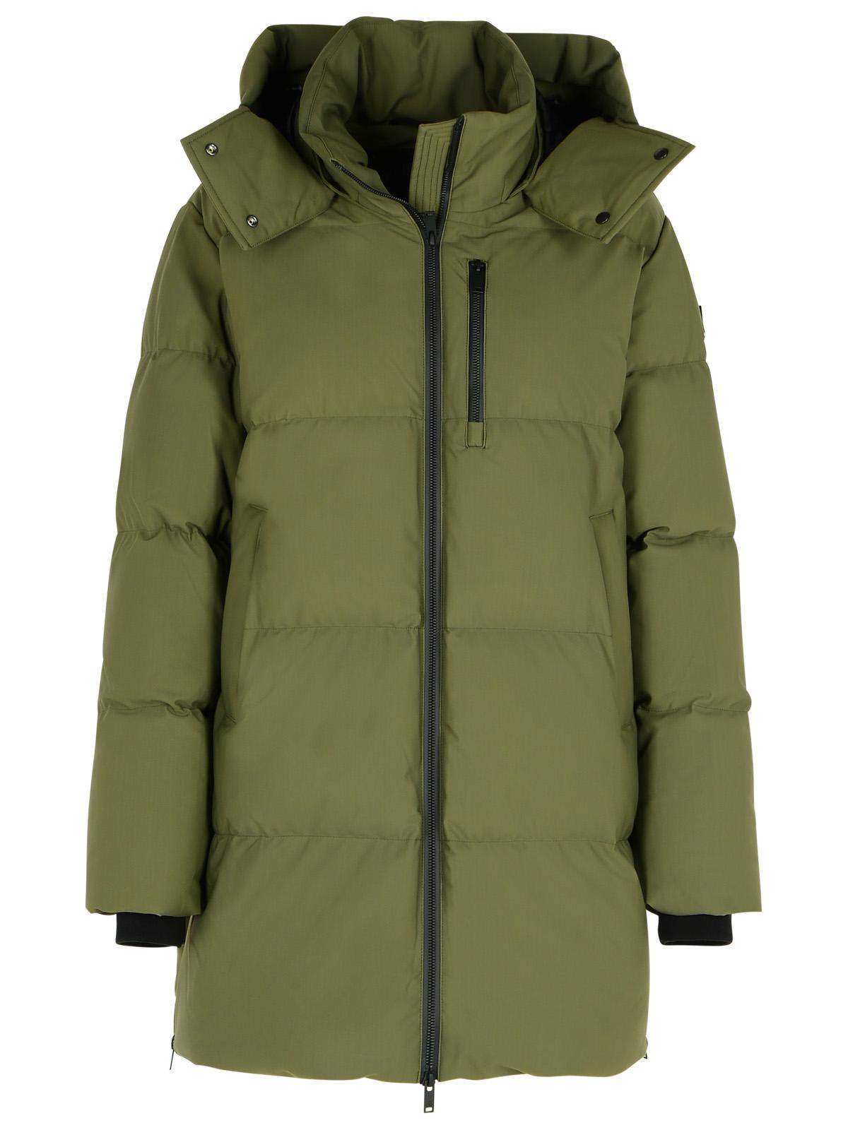 Moose Knuckles chelia 3q Green Nylon Blend Parka
