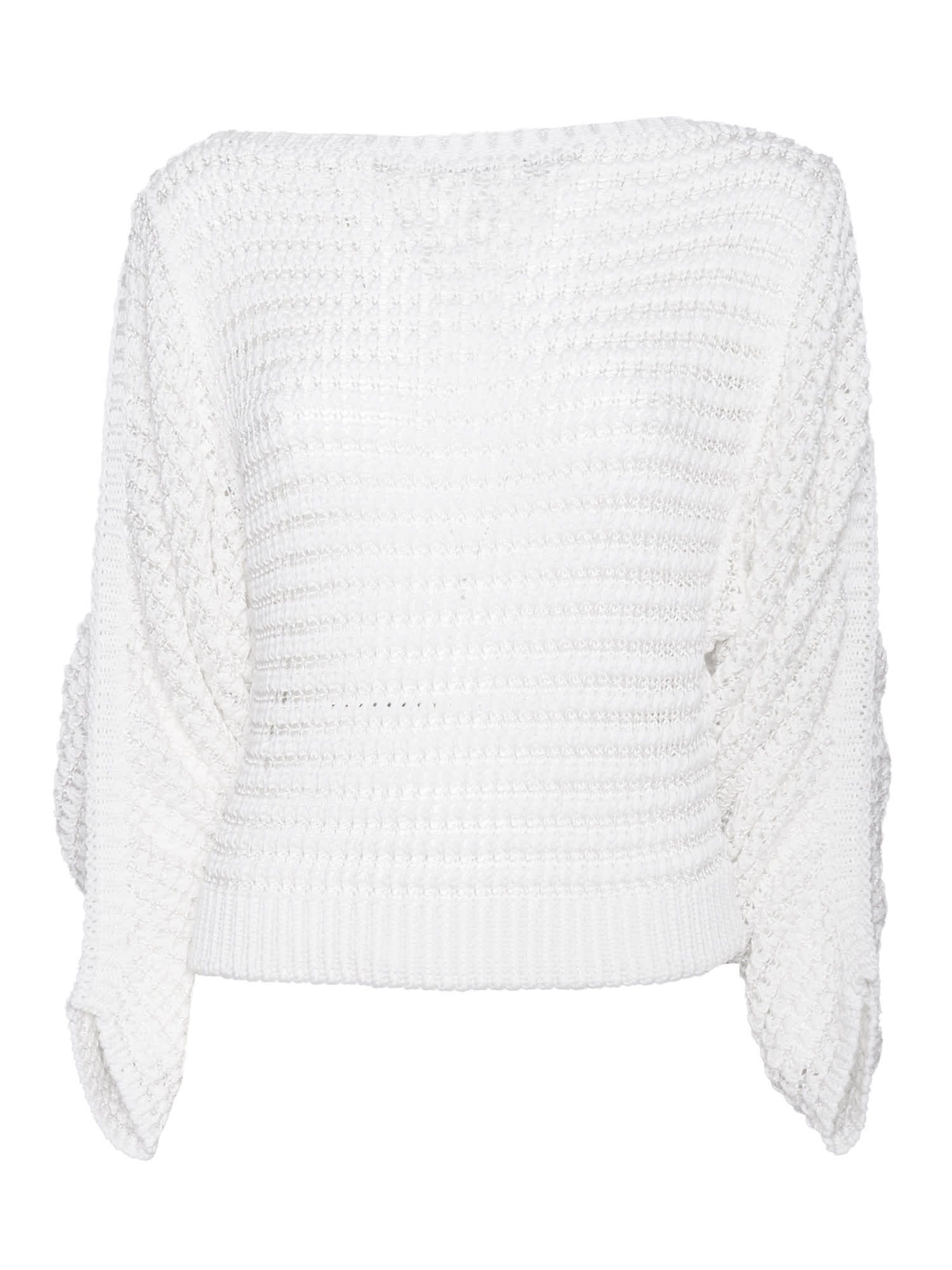 Alberta Ferretti White Sweater