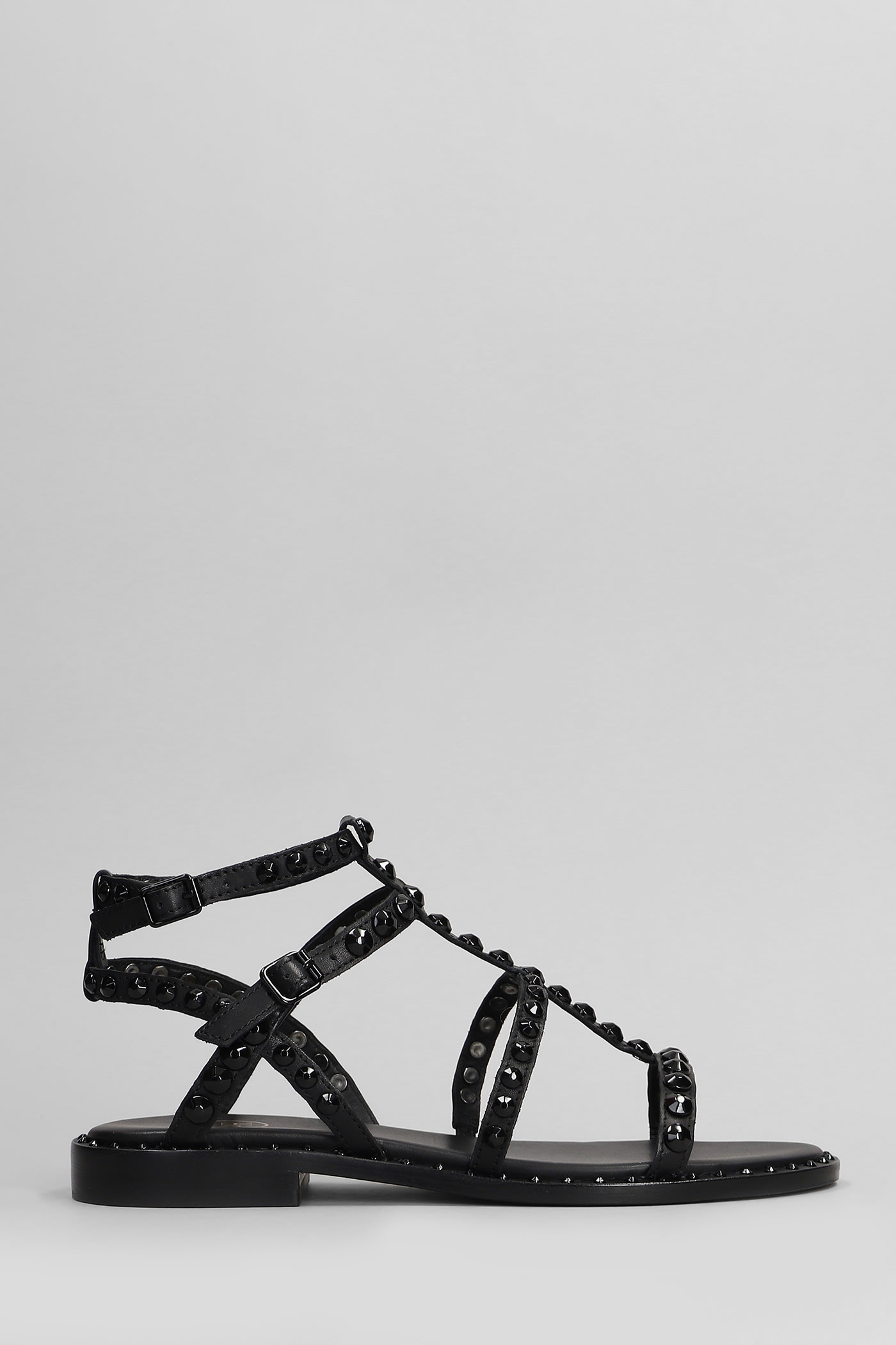 Ash Precious Bis Flats In Black Leather