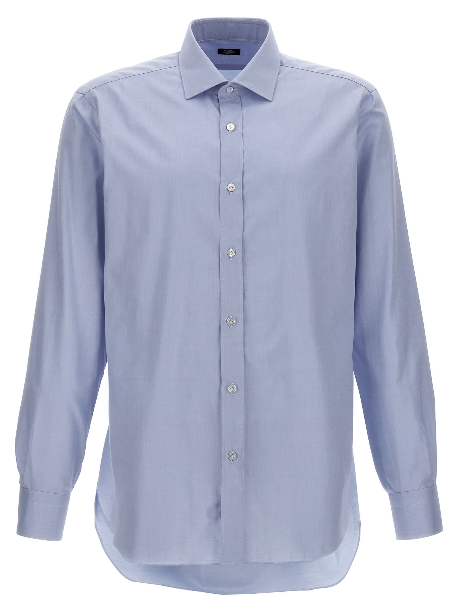 Barba Napoli Textured Cotton Shirt
